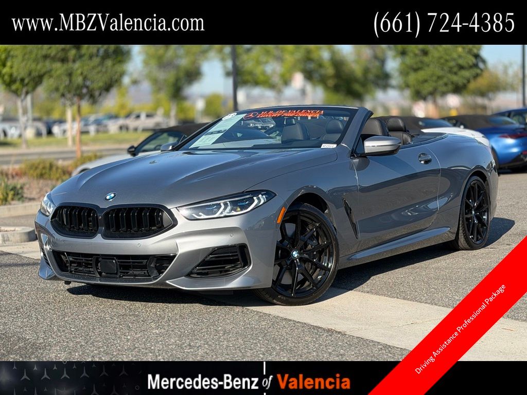 Skyscraper Gray Metallic 2023 BMW 8 Series Convertible Rear-Wheel Drive 8-Speed Automatic