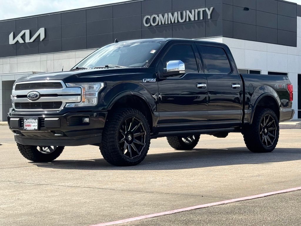 Black Metallic 2020 Ford F-150 Platinum SuperCrew 4WD Pickup Truck Four-Wheel Drive Automatic