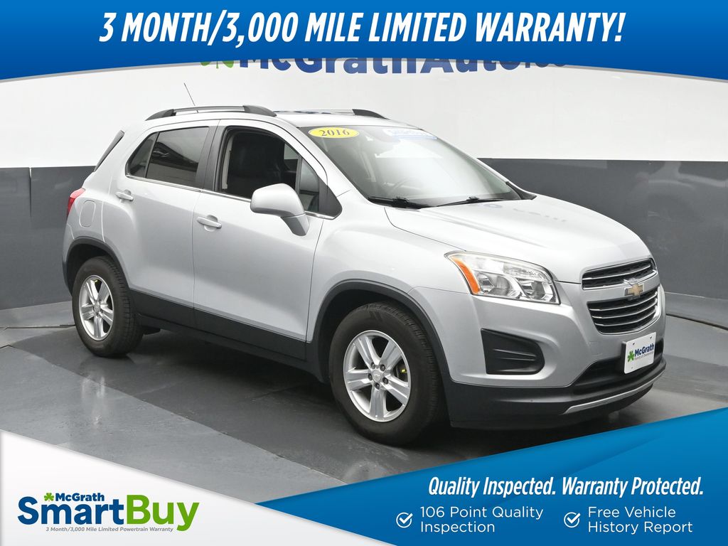 Silver Ice Metallic 2016 Chevrolet Trax SUV / Crossover Front-Wheel Drive 6-Speed Automatic