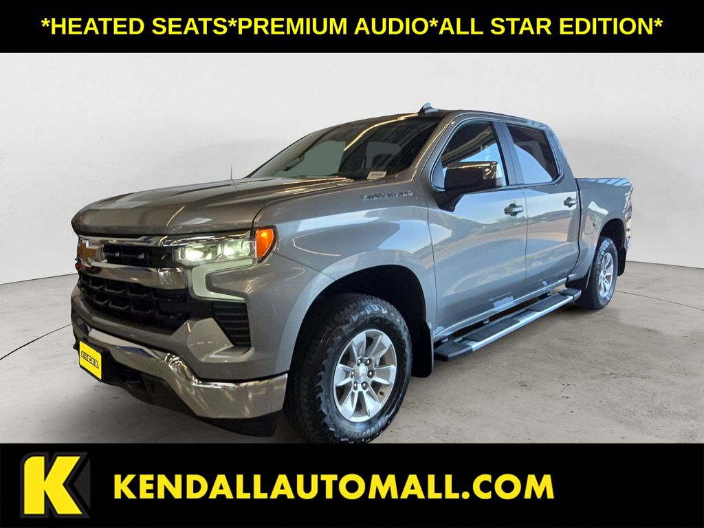 Gray 2023 Chevrolet Silverado 1500 Pickup Truck Four-Wheel Drive Automatic
