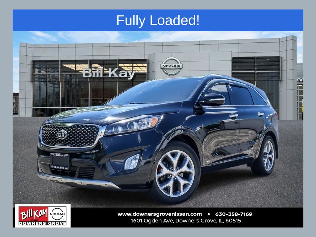 Ebony Black 2017 Kia Sorento SUV / Crossover All-Wheel Drive 6-Speed Automatic