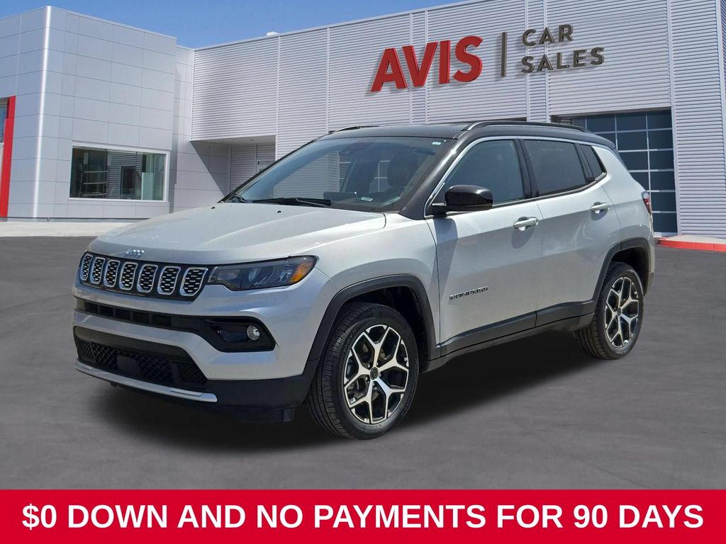 Silver Zynith Metallic Clearcoat 2025 Jeep Compass SUV / Crossover Four-Wheel Drive 8-Speed Automatic
