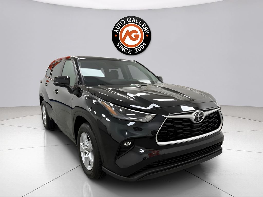 Midnight Black Metallic 2024 Toyota Highlander SUV / Crossover Front-Wheel Drive 8-Speed Automatic
