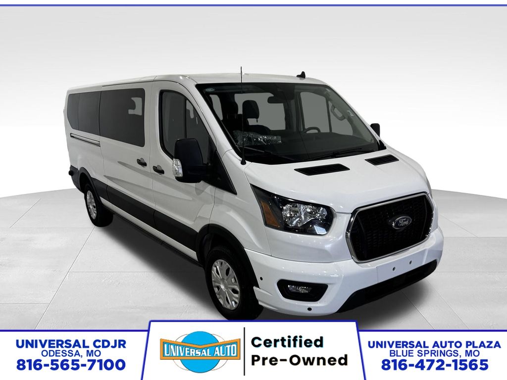 Oxford White 2024 Ford Transit Passenger Van Rear-Wheel Drive