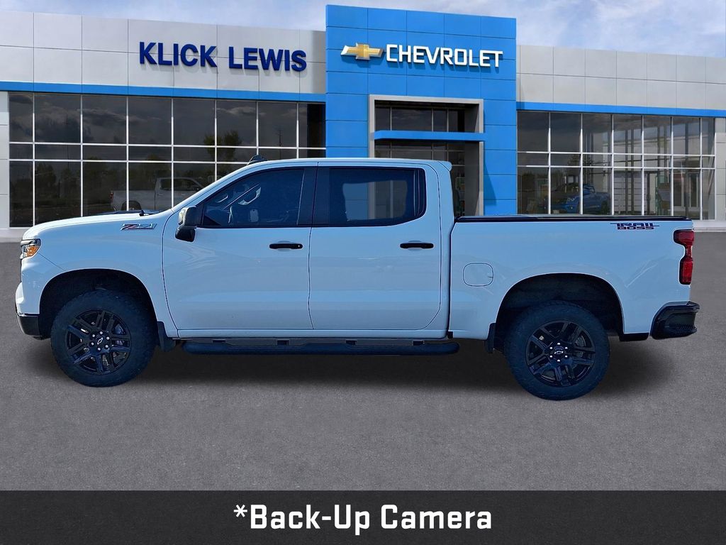2022 Chevrolet Silverado 1500 Custom Trail Boss White at Carlisle Cadillac Buick GMC