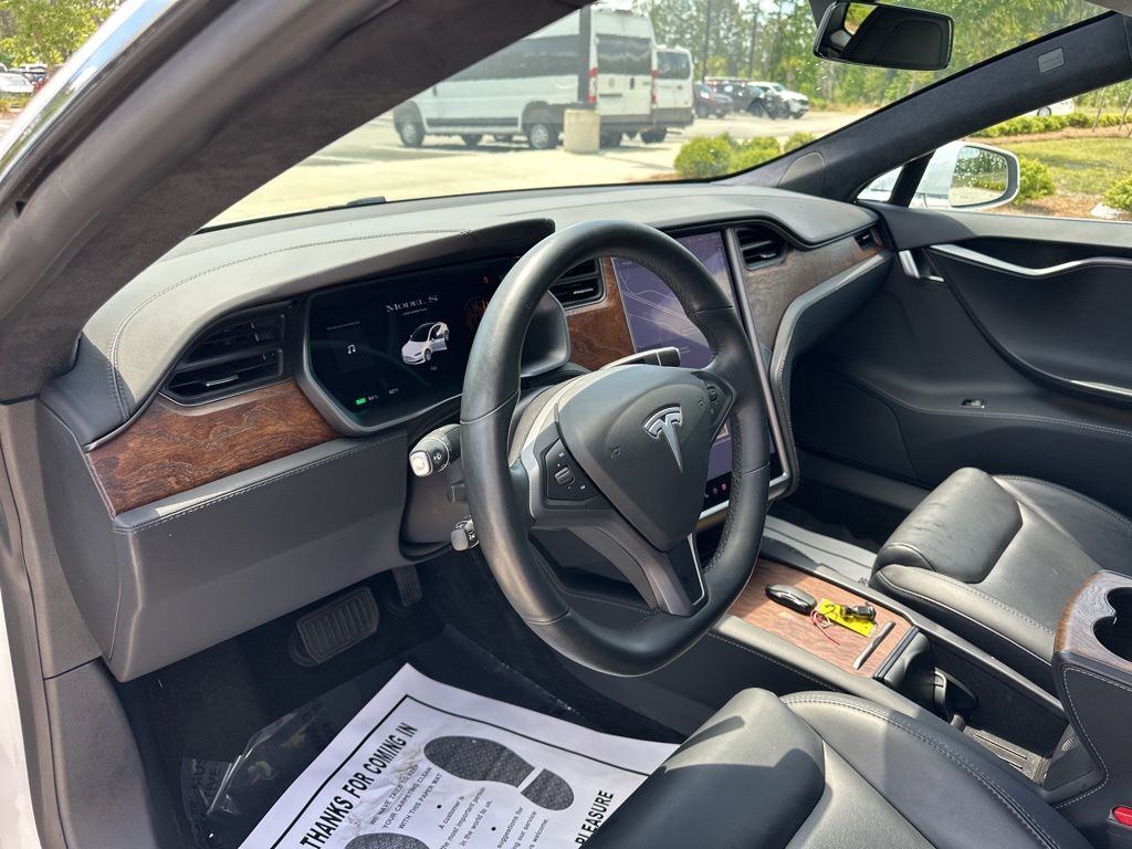2020 Pearl White Multi-Coat Tesla Model S Long Range AWD Hatchback