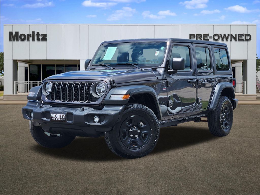 Crystal Metallic 2025 Jeep Wrangler SUV / Crossover Four-Wheel Drive 8-Speed Automatic