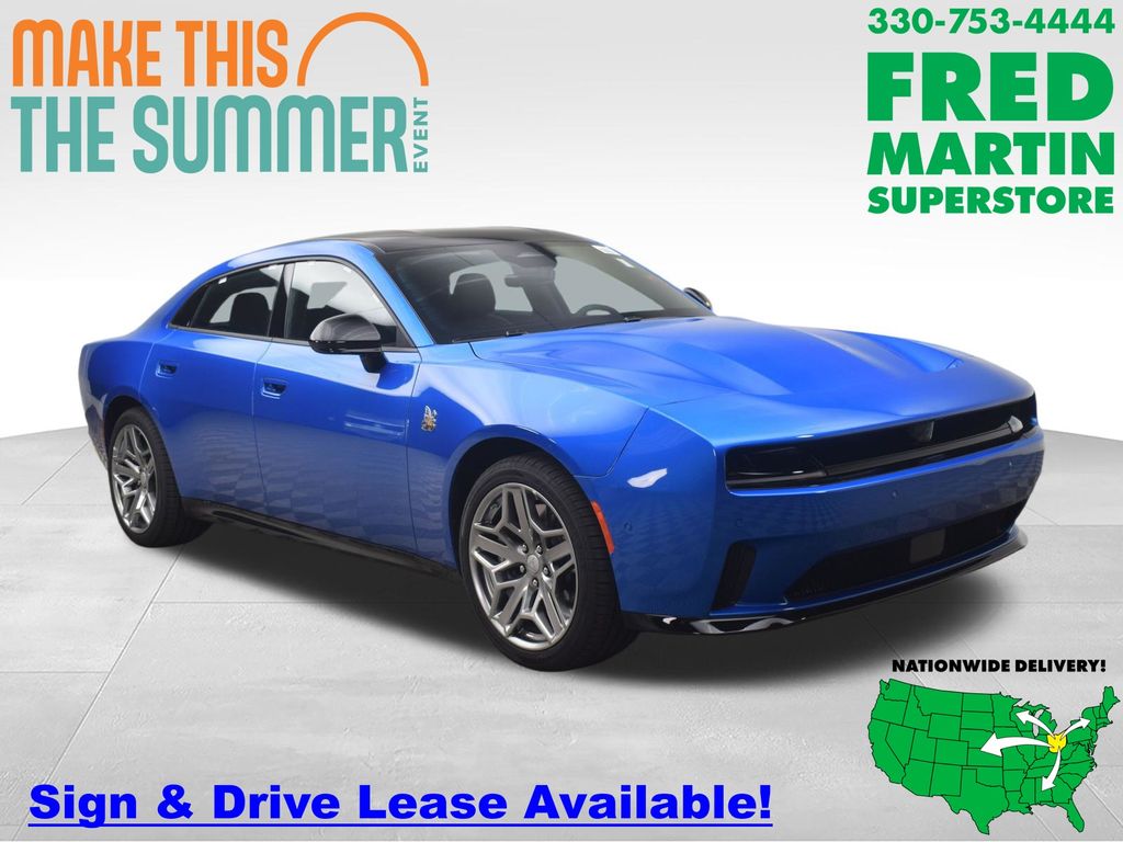 Bludicrous 2026 Dodge Charger Scat Pack Sedan AWD Sedan All-Wheel Drive 1-Speed Automatic
