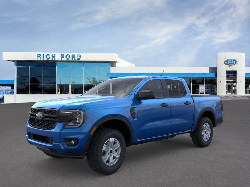 Velocity Blue Metallic 2025 Ford Ranger Pickup Truck Four-Wheel Drive Automatic