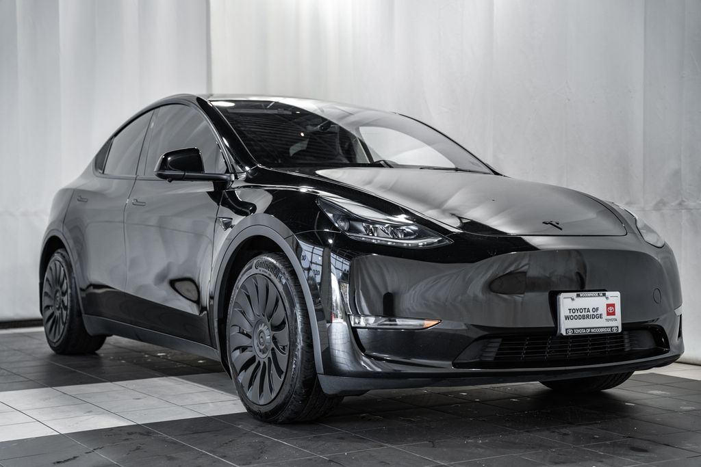 Solid Black 2023 Tesla Model Y Long Range AWD SUV / Crossover All-Wheel Drive 1-Speed Automatic