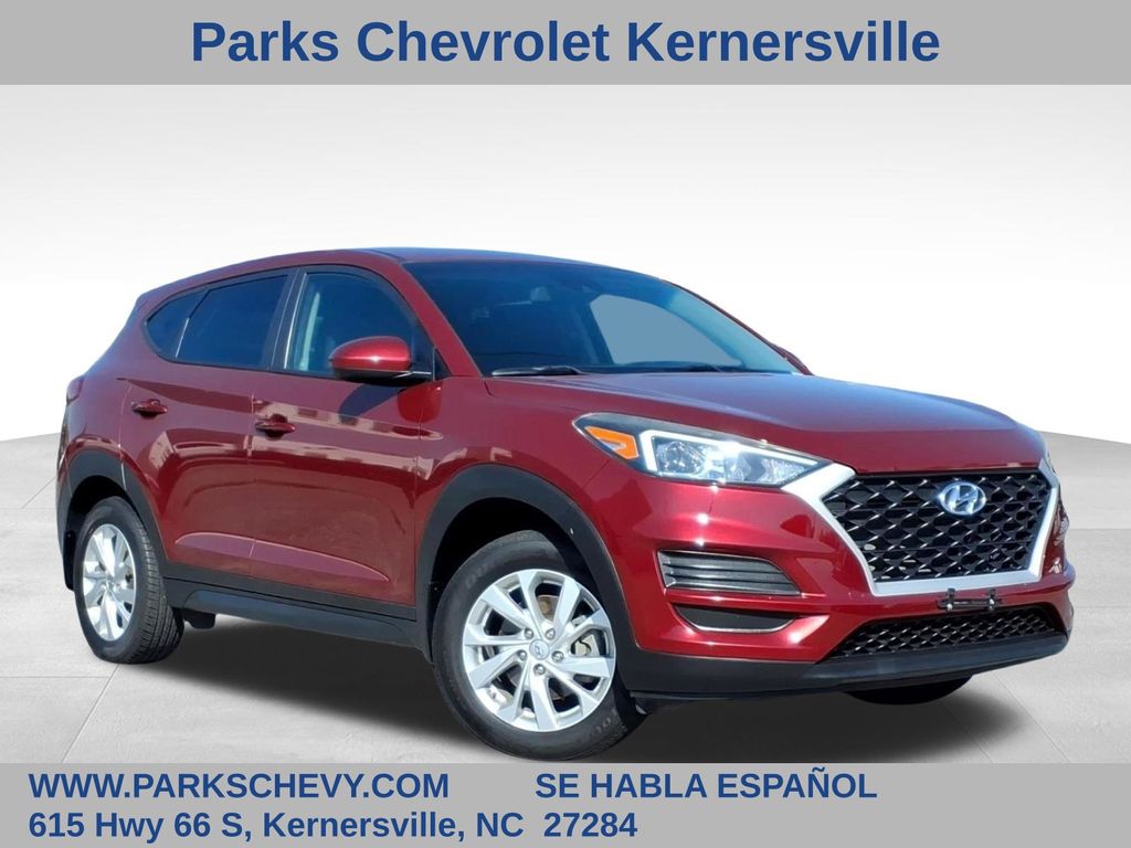 Red 2019 Hyundai Tucson SUV / Crossover Front-Wheel Drive 6-Speed Automatic