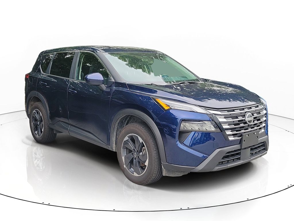 Deep Ocean Blue Pearl 2025 Nissan Rogue SUV / Crossover All-Wheel Drive Continuously Variable Transmission