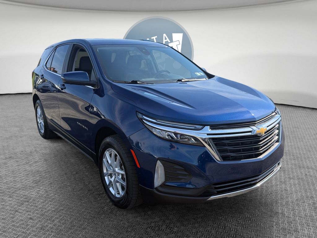 Blue Glow Metallic 2022 Chevrolet Equinox LT AWD with 1LT SUV / Crossover Four-Wheel Drive 6-Speed Automatic Overdrive