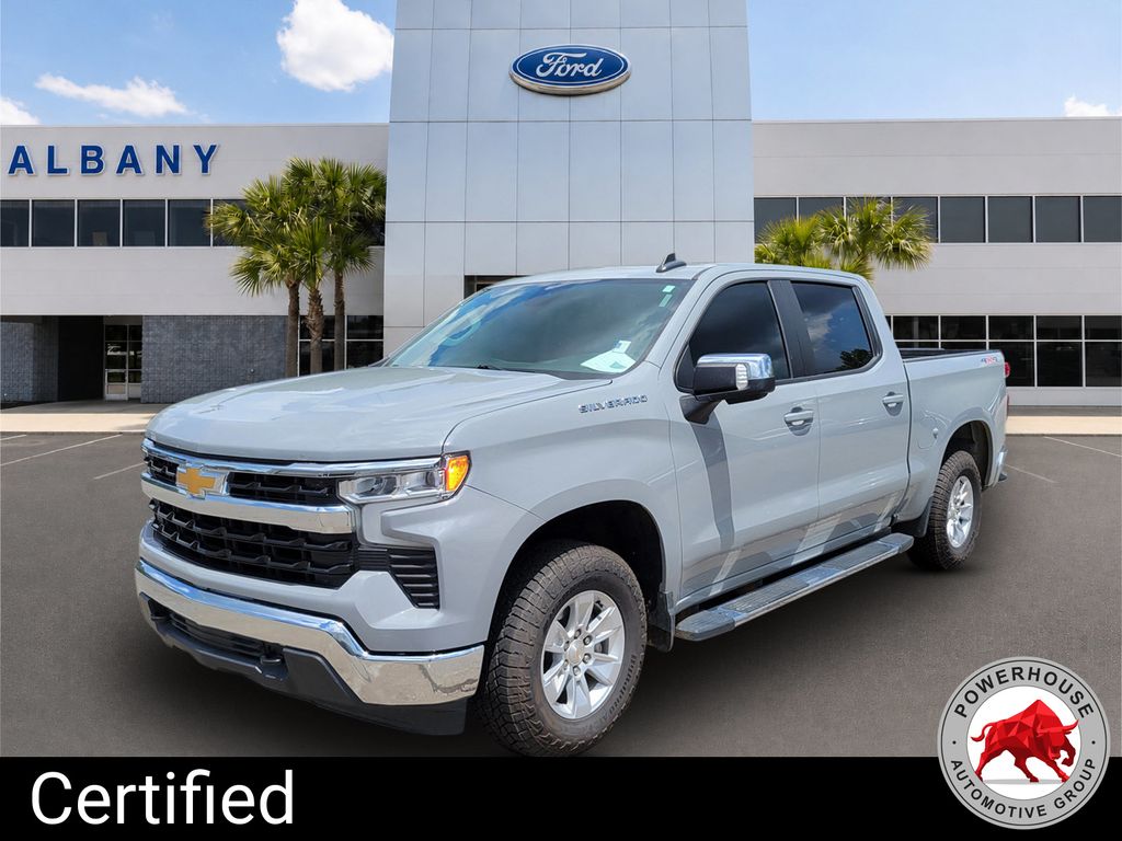 Slate Gray Metallic 2024 Chevrolet Silverado 1500 Pickup Truck Four-Wheel Drive Automatic