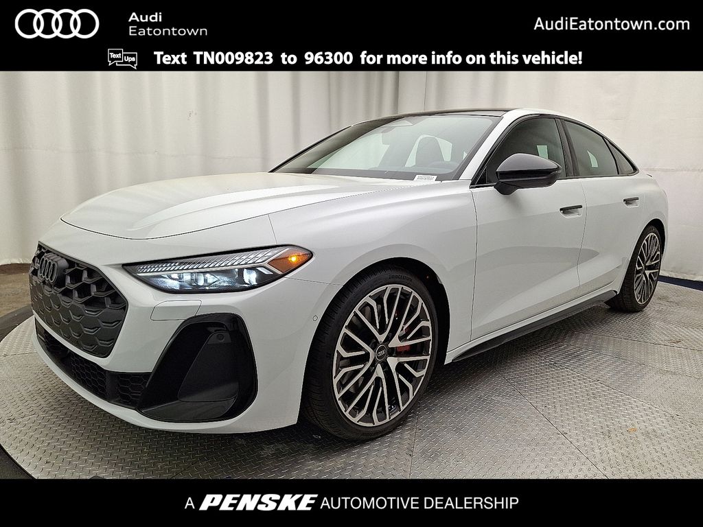Glacier White 2026 Audi S5 Sedan All-Wheel Drive 7-Speed Automatic