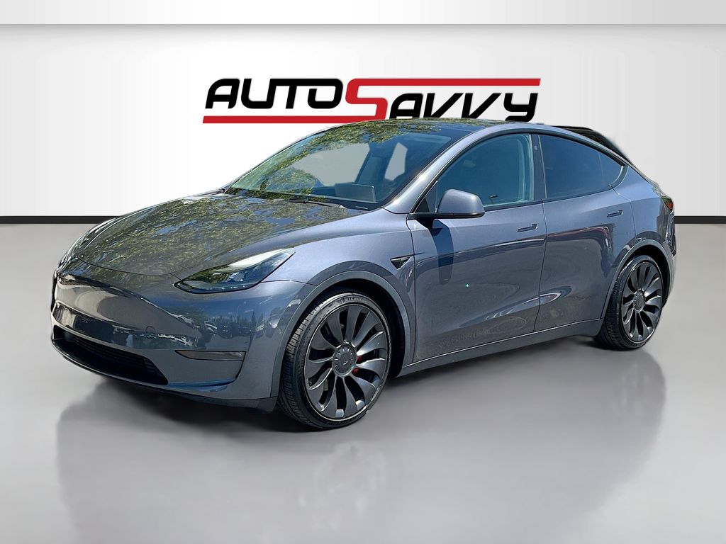 Used 2023 Charcoal Tesla Performance image 3