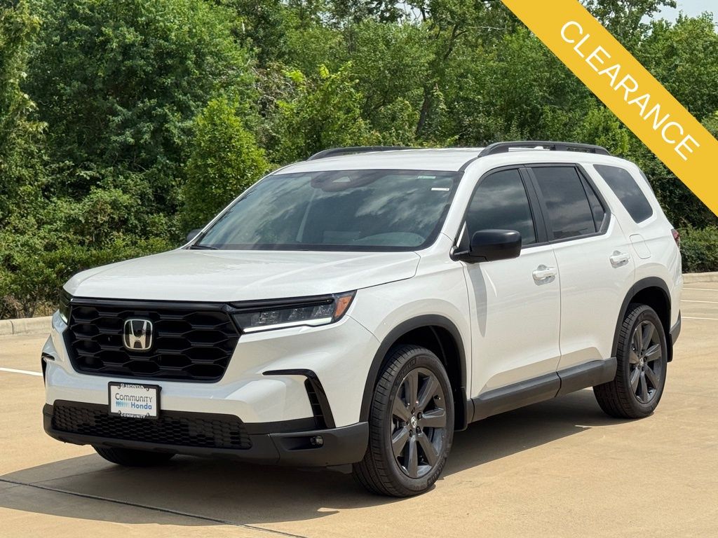 2025 Honda Pilot Sport White at Bayway Cadillac of The Woodlands