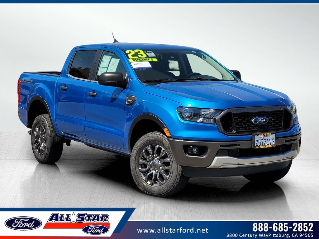 Blue Metallic 2023 Ford Ranger Pickup Truck 4X2 Automatic
