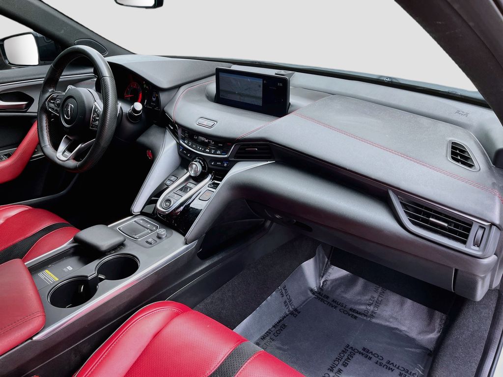 2023 Acura TLX Type S White at Texan Dodge Chrysler Jeep Ram
