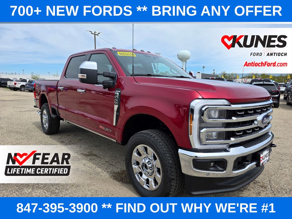 Ruby Red Metallic Tinted Clearcoat 2026 Ford F-250 Super Duty Pickup Truck Four-Wheel Drive Automatic