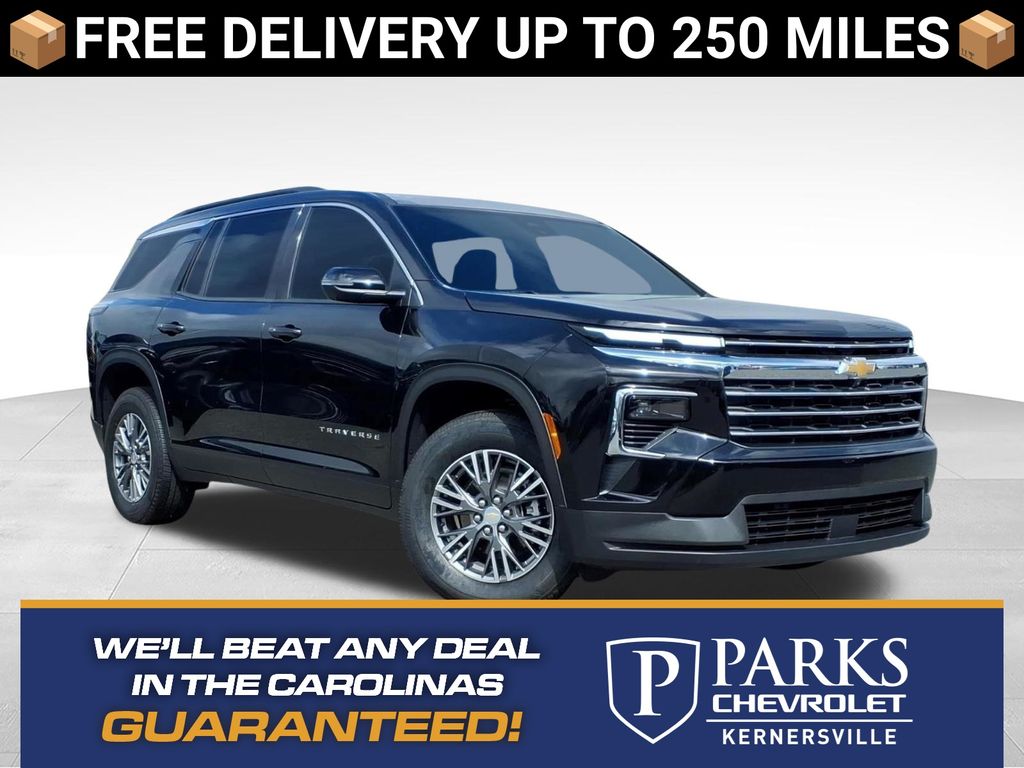 Black Metallic 2026 Chevrolet Traverse SUV / Crossover Front-Wheel Drive 8-Speed Automatic