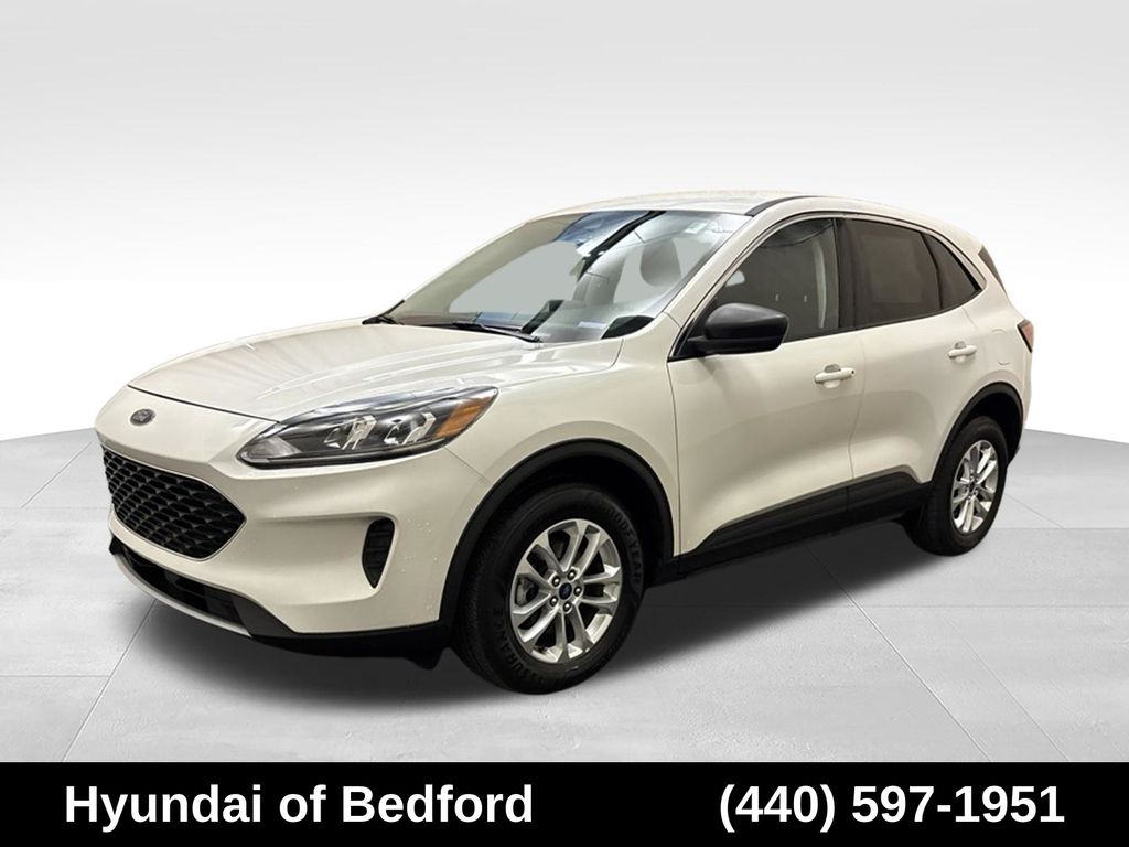 White Metallic 2021 Ford Escape Hybrid SUV / Crossover All-Wheel Drive Continuously Variable Transmission