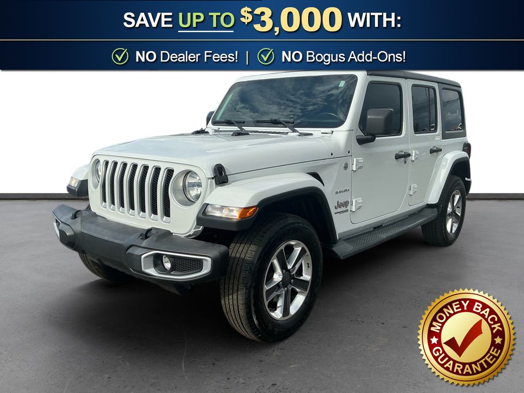 Bright White Clearcoat 2019 Jeep Wrangler SUV / Crossover Four-Wheel Drive 8-Speed Automatic