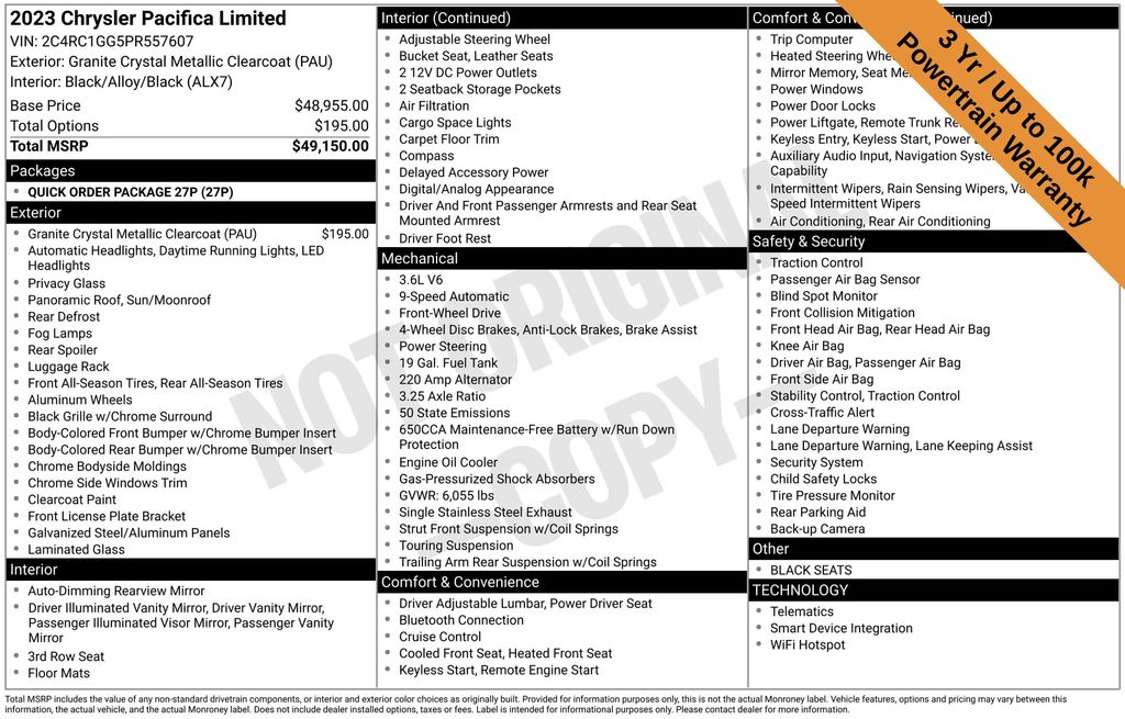 Used 2023 Chrysler Pacifica For Sale in Fort Wayne, IN