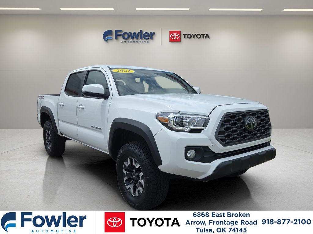 White 2022 Toyota Tacoma Pickup Truck 4X2 6-Speed Automatic