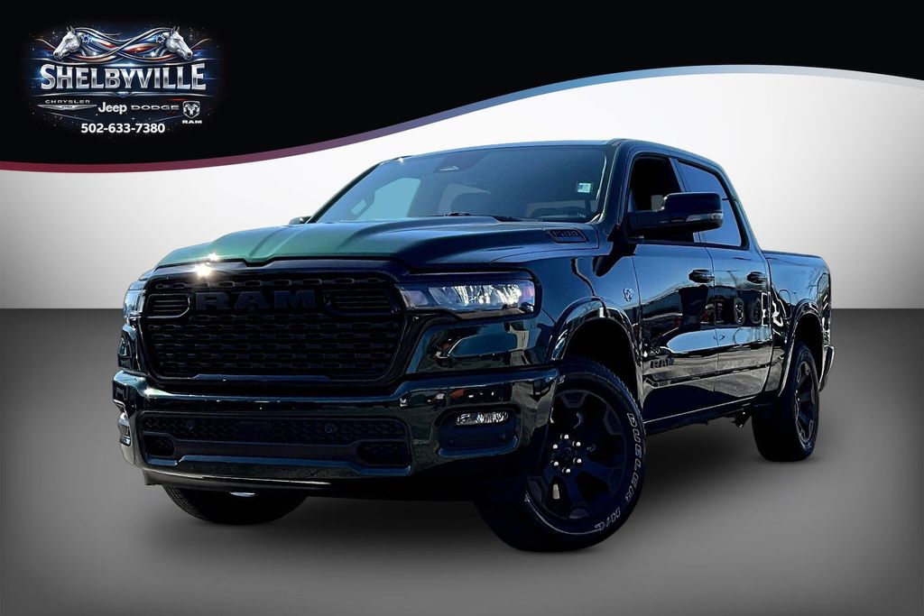 Serrano Green Metallic 2026 RAM 1500 Pickup Truck Four-Wheel Drive 8-Speed Automatic