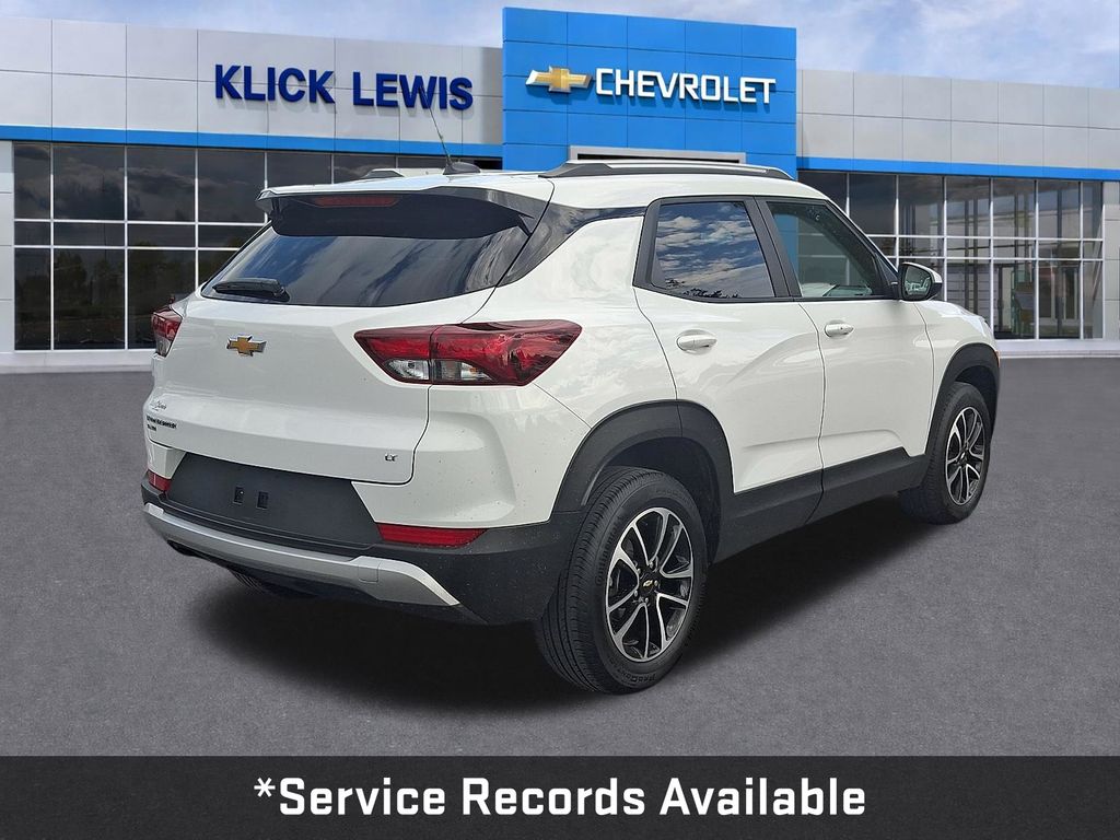 2025 Chevrolet TrailBlazer LT White at Klick Lewis Buick Chevrolet