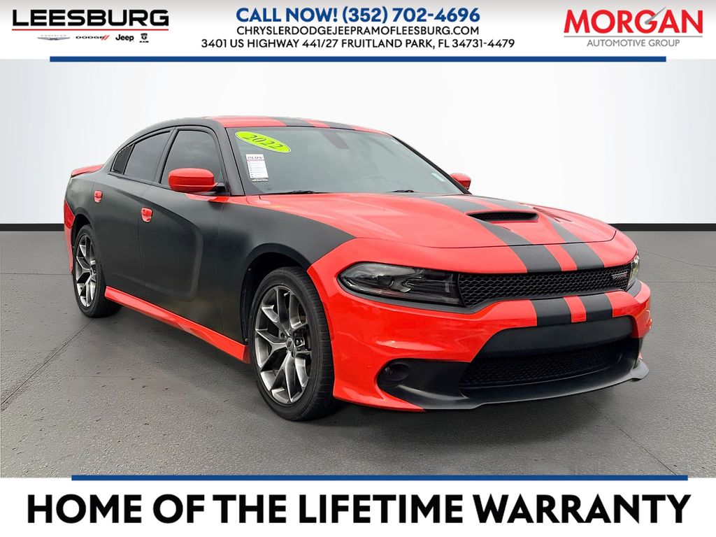 Go Mango! 2022 Dodge Charger Sedan Rear-Wheel Drive 8-Speed Automatic