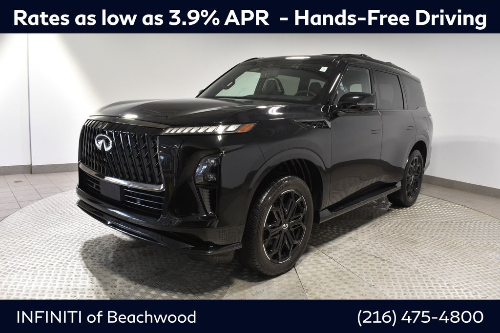 Mineral Black 2026 INFINITI QX80 Sport AWD SUV / Crossover All-Wheel Drive 9-Speed Automatic