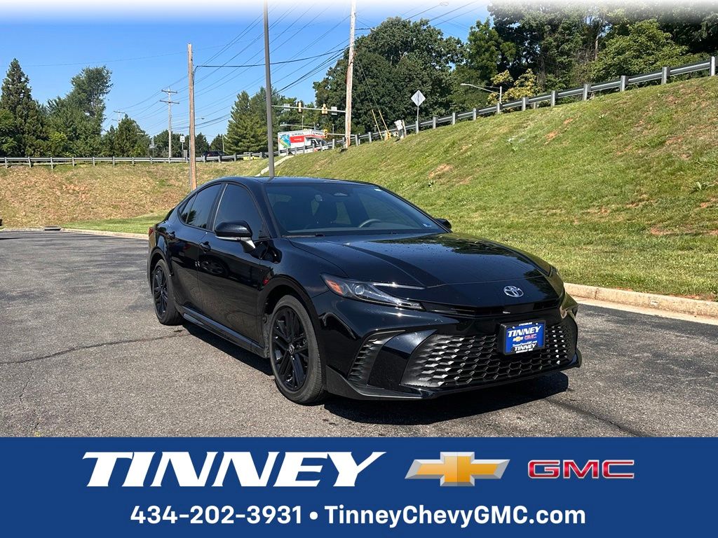 Black 2026 Toyota Camry Sedan Front-Wheel Drive Continuously Variable Transmission