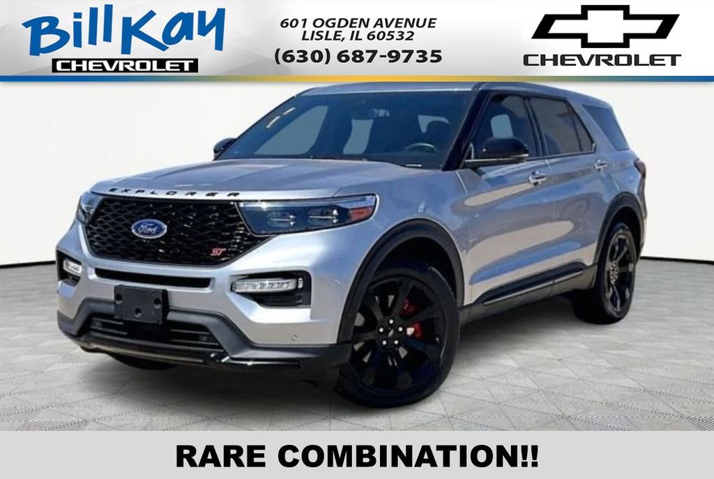 Silver 2021 Ford Explorer ST AWD SUV / Crossover All-Wheel Drive Automatic