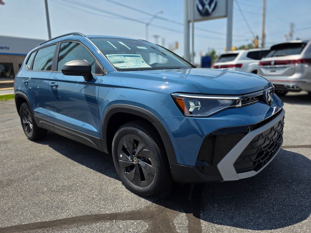 2026 Volkswagen Taos 1.5T S Blue at Subaru and VW of Moon Township
