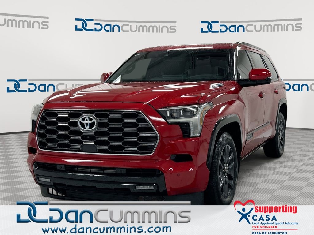 Red 2023 Toyota Sequoia Platinum 4WD SUV / Crossover Four-Wheel Drive Automatic