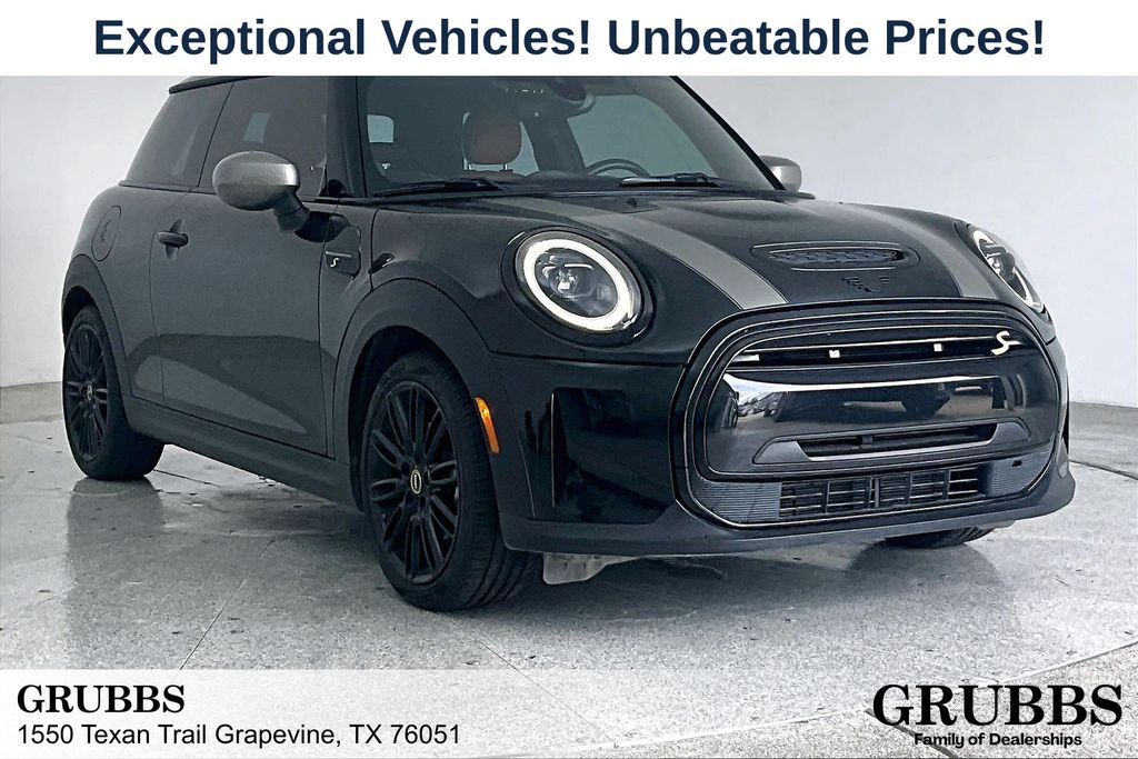 Midnight Black 2024 MINI Cooper SE 2-Door Hatchback FWD Hatchback Front-Wheel Drive 1-Speed Automatic