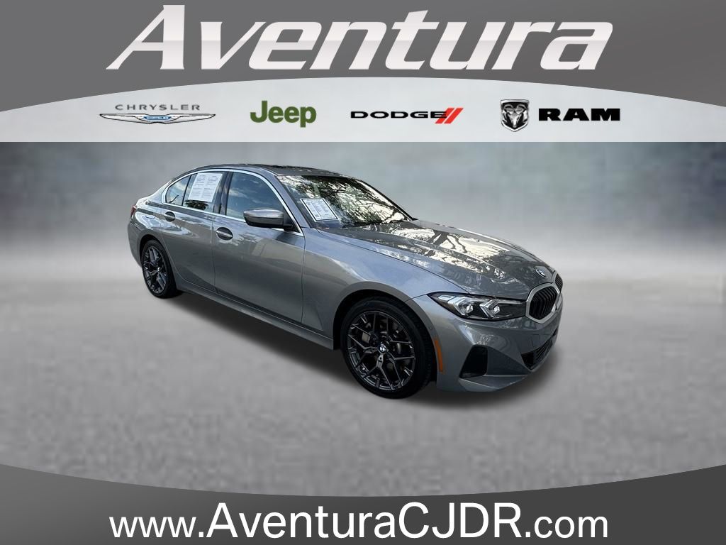 Gray Metallic 2025 BMW 3 Series Sedan Rear-Wheel Drive 8-Speed Automatic