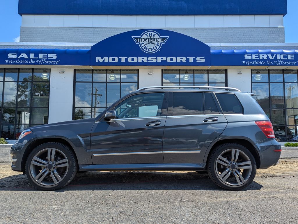 Steel Gray Metallic 2014 Mercedes-Benz GLK SUV / Crossover All-Wheel Drive 7-Speed Automatic