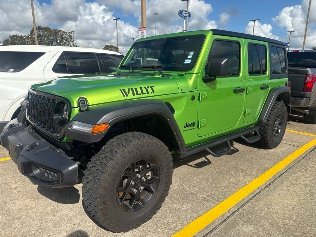 Mojito Clearcoat 2025 Jeep Wrangler SUV / Crossover Four-Wheel Drive 8-Speed Automatic