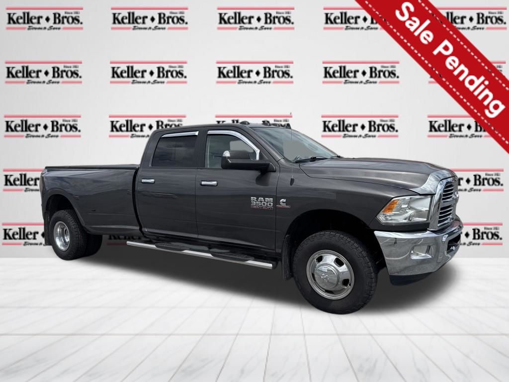 Gray (Granite Crystal Metallic Clearcoat) 2017 RAM 3500 Pickup Truck Four-Wheel Drive 6-Speed Automatic
