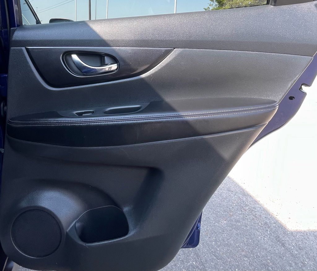 2018 Nissan Rogue SV Blue at Texan Dodge Chrysler Jeep Ram