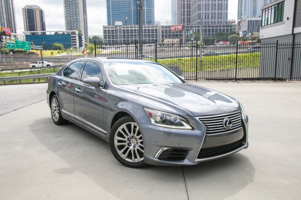 Gray Pearl 2014 Lexus LS Sedan Rear-Wheel Drive 8-Speed Automatic