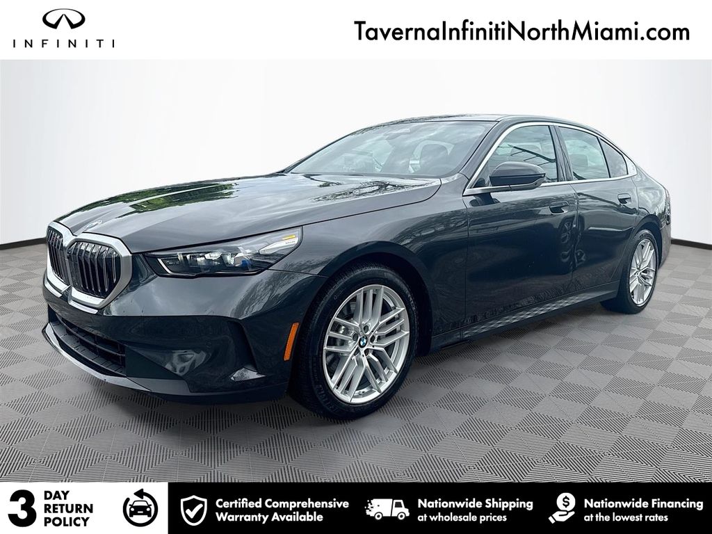 Gray (Dark Graphite) 2025 BMW 5 Series Sedan All-Wheel Drive 8-Speed Automatic