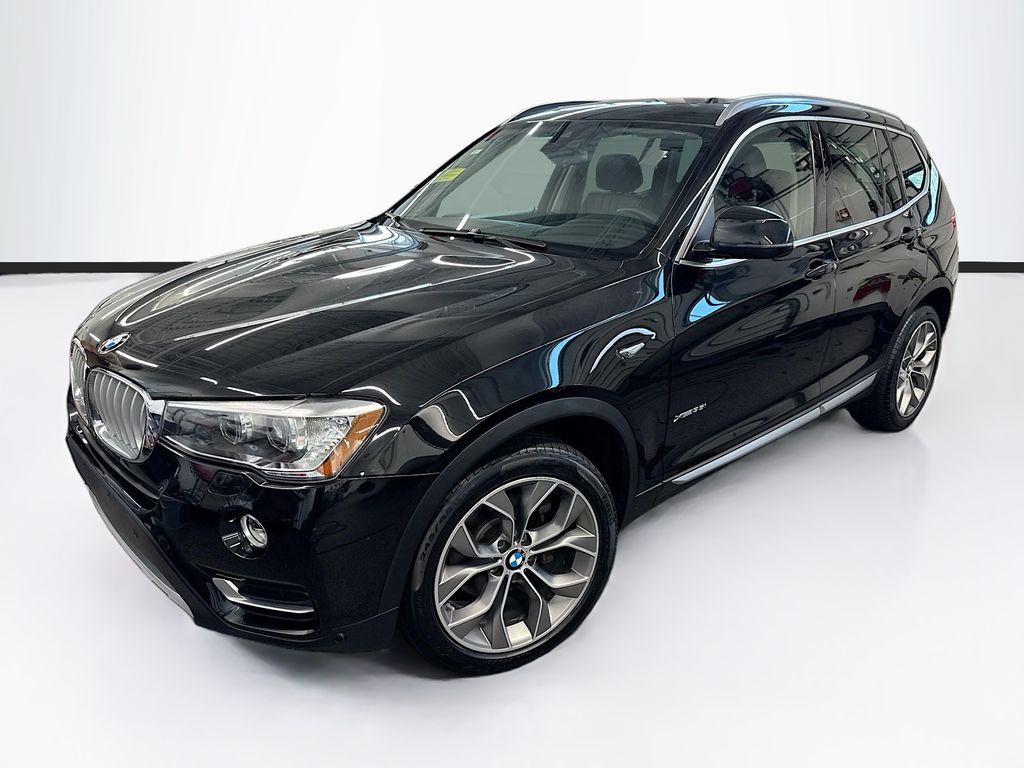 Black Sapphire Metallic 2017 BMW X3 SUV / Crossover All-Wheel Drive 8-Speed Automatic
