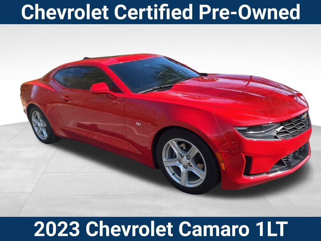 Red Hot 2023 Chevrolet Camaro 1LT Coupe RWD Coupe Rear-Wheel Drive 8-Speed Automatic