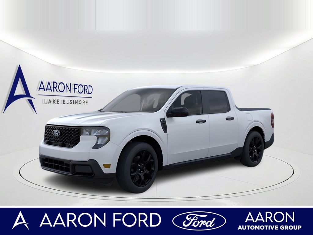 Oxford White 2025 Ford Maverick Pickup Truck All-Wheel Drive 8-Speed Automatic