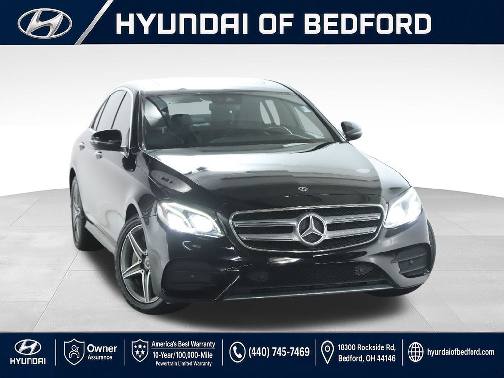 Black 2019 Mercedes-Benz E-Class Sedan All-Wheel Drive 9-Speed Automatic