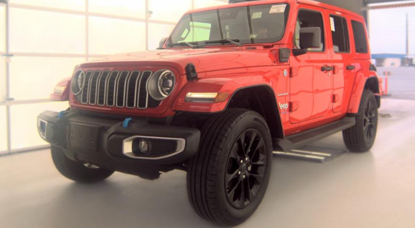Firecracker Red Clearcoat 2024 Jeep Wrangler 4xe SUV / Crossover Four-Wheel Drive 8-Speed Automatic